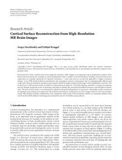 Cortical Surface Reconstruction from High