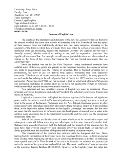 University: Banja Luka Faculty: Law Academic year: 2016/2017