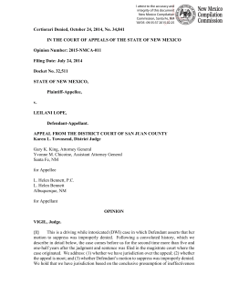 State v. Lope - New Mexico Compilation Commission