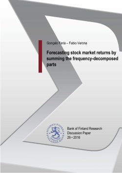Forecasting stock market returns by summing the frequency