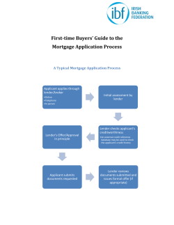 First-time Buyers` Guide to the Mortgage Application Process