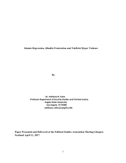 PSA Papee Glasgow 17 - The Political Studies Association