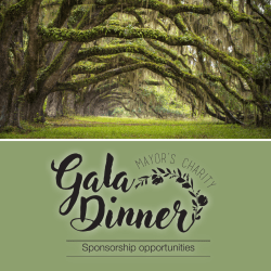 the sponsorship opportunities brochure for details.