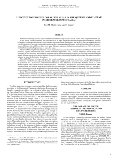 5. Eocene to Pliocene Coralline Algae in the Queensland Plateau