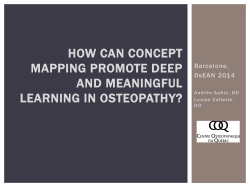 How can concept mapping promote deep and meaningful learning
