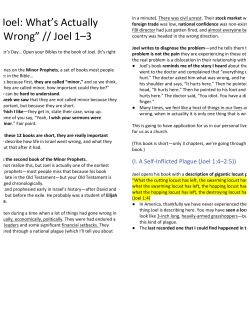 2d - Joel, What`s Actually Wrong