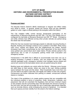 Bayside Historic District Guidelines