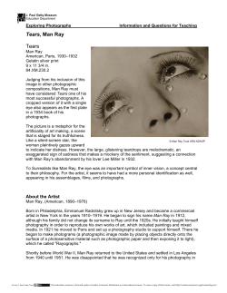 Tears, Man Ray