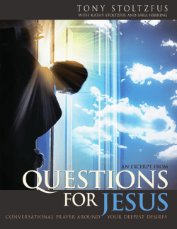 Questions for Jesus book excerpt