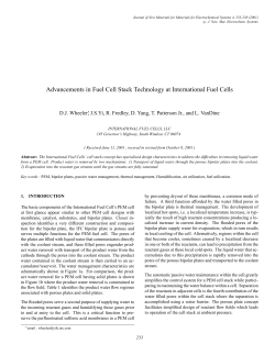 Advancements in Fuel Cell Stack Technology at International Fuel