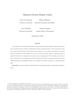 Balanced Growth Despite Uzawa