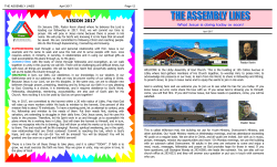 April 2017 Newsletter - Libby Assembly of God, a Libby, MT church