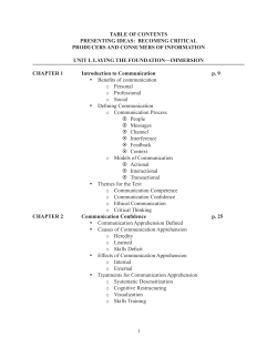 1 table of contents presenting ideas: becoming