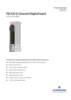 PD 622 6-Channel Digital Input