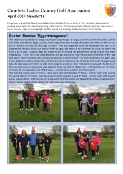 Cumbria Ladies County Golf Association