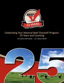 Celebrating Your National Beef Checkoff