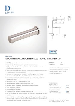 dolphin panel mounted electronic infrared tap