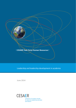 Leadership and leadership development in academia