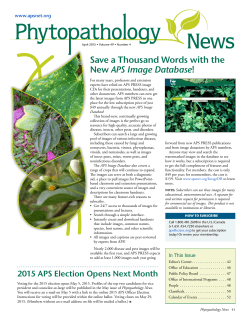 Save a Thousand Words with the New APS Image