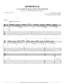 bombtrack - Lessons that Rock