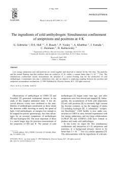 The ingredients of cold antihydrogen
