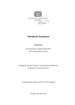 Moralische Emotionen