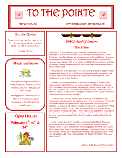 to the pointe - Emerald Pointe RV Resort