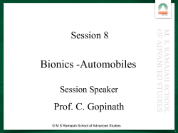 Bionics -Automobiles