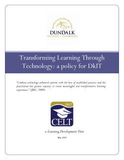 Embedding Technology-enhanced Learning