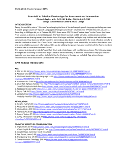 From AAC to Z-Ratios: iDevice Apps for Assessment and