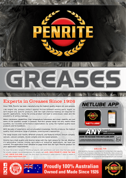 Greases New - Penrite Oil