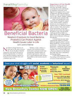 Beneficial Bacteria