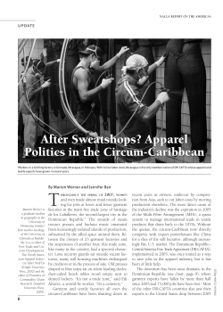 After Sweatshops? Apparel Politics in the Circum