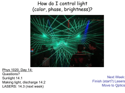 How do I control light (color, phase, brightness)?
