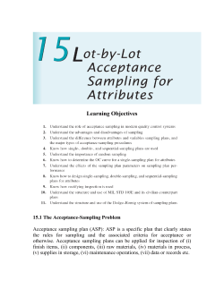 Handout on Chapter 15