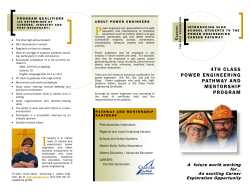 4TH CLASS POWER ENGINEERING PATHWAY AND