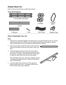 Rubber-Band Car - BC Girl Guides