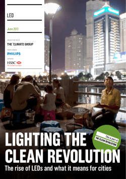 The rise of LEDs and what it means for cities
