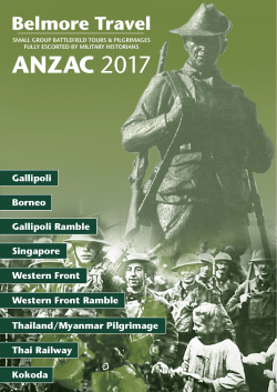 anzac 2017 - Belmore Travel
