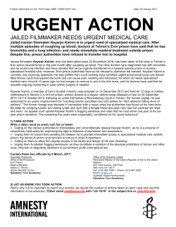 urgent action - Amnesty International