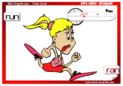 Irregular past tense flashcards from MES English