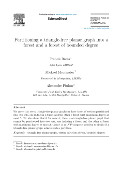 Partitioning a triangle-free planar graph into a forest and a forest of