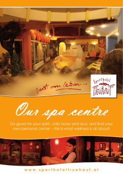 Do good for your spirit, unify body and soul, and find your own