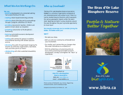 DOWNLOAD our 2016 Biosphere Reserve brochure here