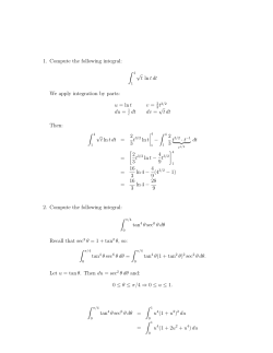 Solutions to Exam IV