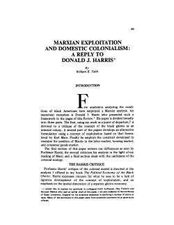 Marxian exploitation and domestic colonialism: A reply