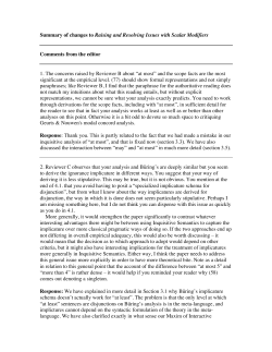 Summary of changes to Raising and Resolving Issues with Scalar