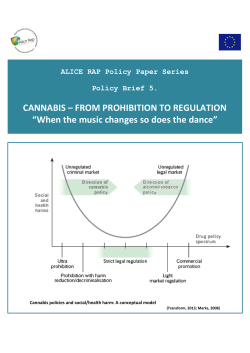 Cannabis: from prohibition to regulation