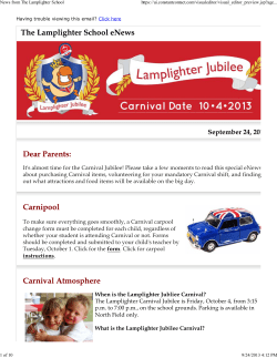 News from The Lamplighter School
