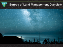 Overview of BLM